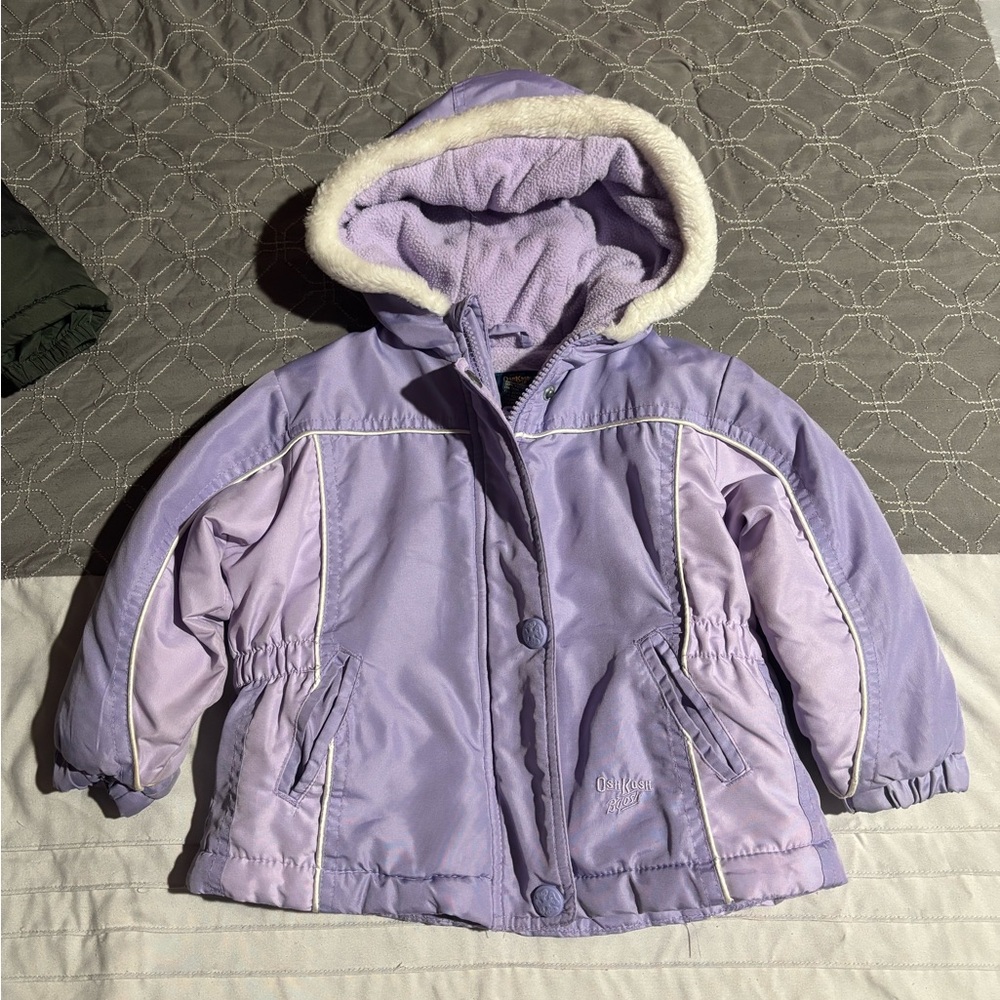 OshKosh B'gosh Lavender Kids Puffer Jacket